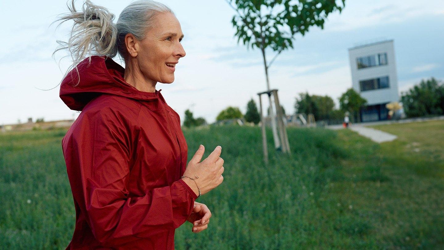 woman running